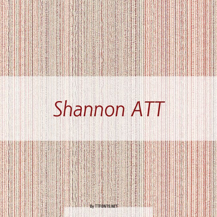 Shannon ATT example